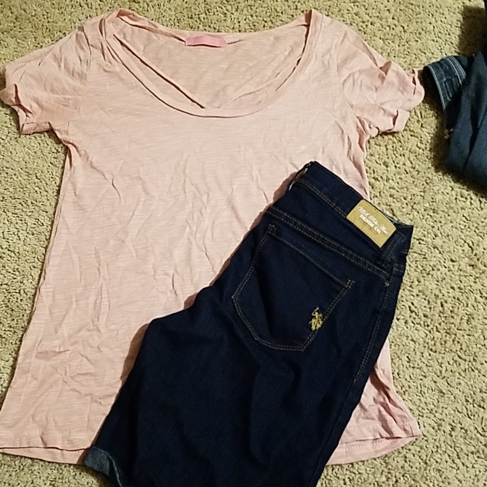 Nyla and Noelle pink shirt